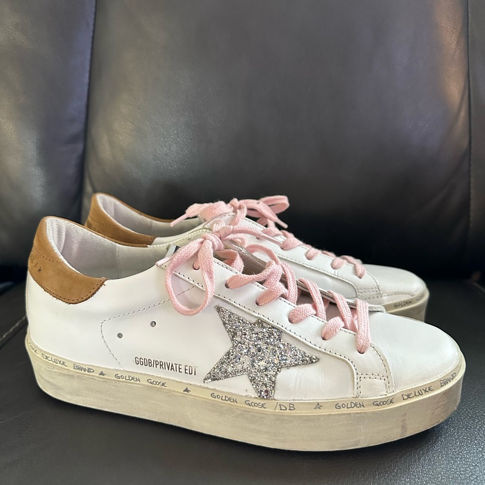 Golden Goose Hi Stars low top platform sneakers